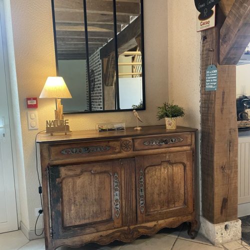 L'entrée du gîte Le chêne