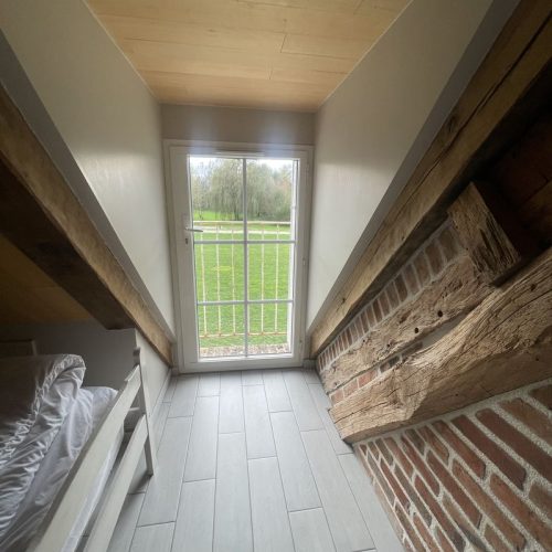 Gite du grand chêne - étage vue sur la nature